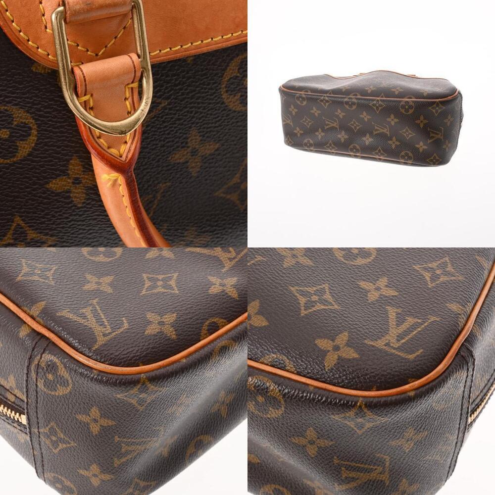 LOUIS VUITTON Monogram Trouville Brown Canvas Handbag - Picture 8 of 11